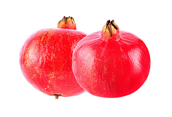 red Pomegranate fruit on transparent png