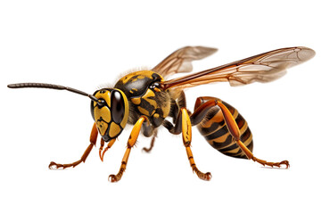 Detailed Hornet Illustration Isolated on transparent background