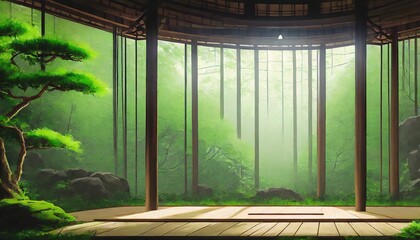 Forest Room Background