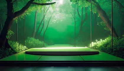 Fotobehang Forest Room Background © ケンタロス