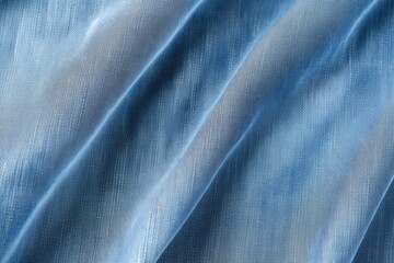 close-up of a faded blue denim fabric