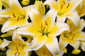 Obraz premium close-up of lily anthers