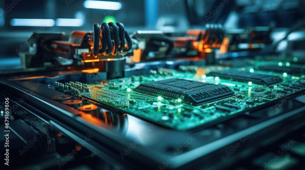 Poster component installation and quality control of circuit board