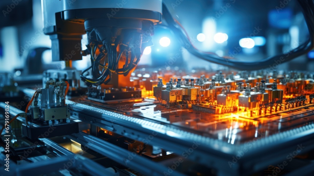 Poster component installation and quality control of circuit board