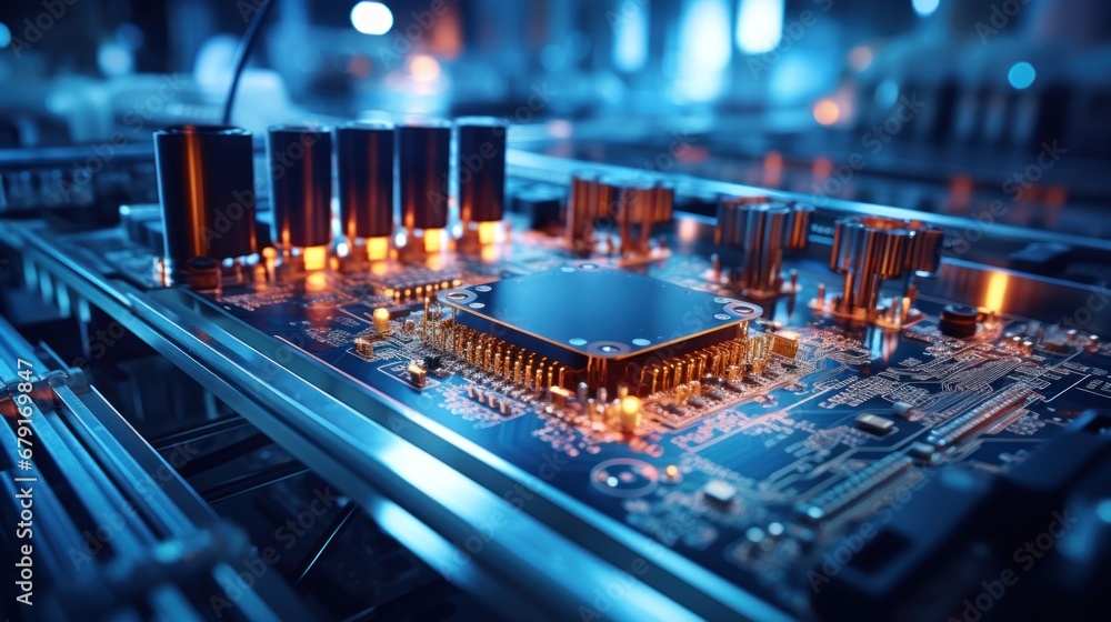 Poster component installation and quality control of circuit board