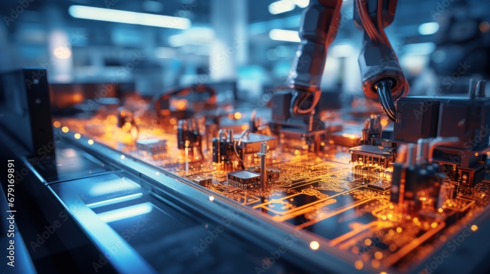 Poster component installation and quality control of circuit board