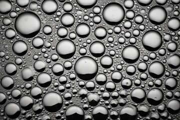 micro shot of oil paint bubbles in a monotone