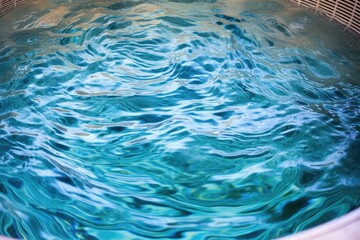 photo of swirling ripples in a jacuzzi - obrazy, fototapety, plakaty