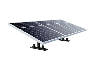 Eco Friendly Power Solar Panel Isolated on transparent background