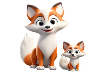 Obraz premium A Chipmunk's Tale: A Tender Moment Between Mother and Baby