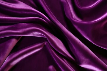 Obraz premium close-up image of a purple velvet fabric showing curvy lines