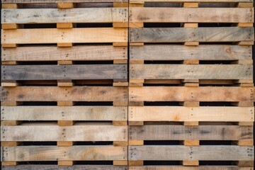 close-up of a wooden pallet texture