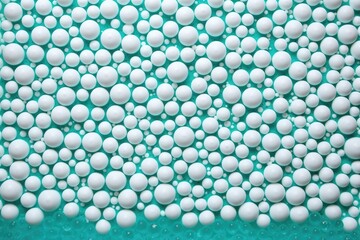 foam bubbles in a cleaning product