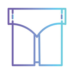 Patch Pocket Shirt Gradient Outline Icon