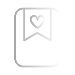 Book Mark Favourite Gradient Outline Icon