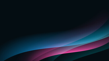 abstract wallpaper design with blue and pink wavy shapes composition. vector illustration