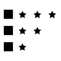 task list star glyph icon
