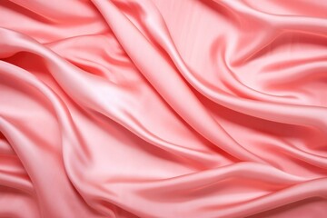 satin fabric waves in soft light