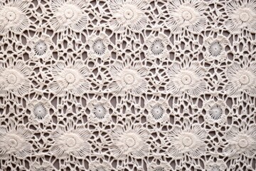 high definition photograph of a crochet flower lace texture