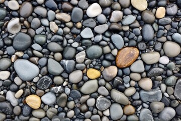 rounded pebbles and cobbles in a glacial deposit