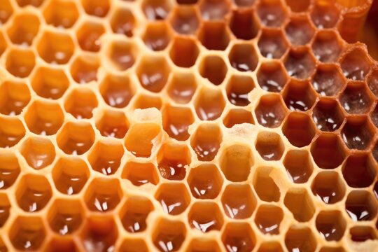 macro shot of a honeycomb ceramic catalyst