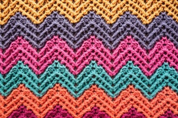 detailed pattern of a knitted kitchen cloth