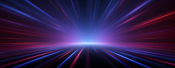 Pure purple background with a blue light