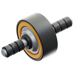 gym roller 3d icon design
