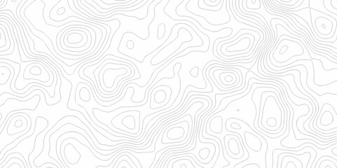 Seamless pattern wave lines Topographic map. Geographic mountain relief. Abstract lines background. Contour maps. Vector illustration, Topo contour map on white background, Topographic contour lines