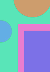 Geometric colorful background with space for text or image design element