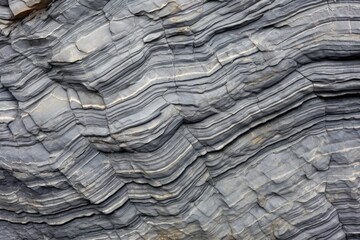 Fototapeta premium closeup of rough, weathered shale rock