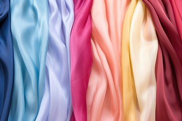 thin silk fabric displaying subtle light filtration