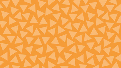 Orange seamless geometric triangle pattern