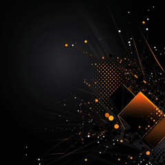 abstract background vector with orange points 