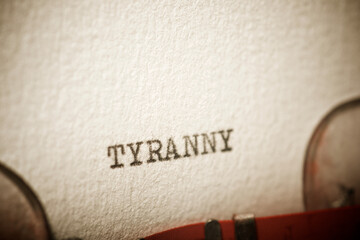 Tyranny concept view
