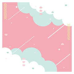 Modern abstract pink background vector