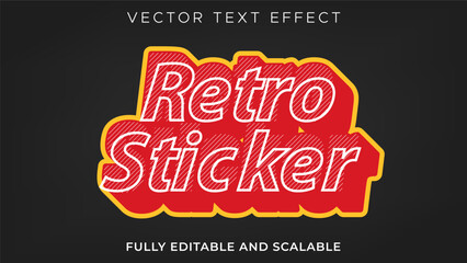 Retro Vintage Text Effect