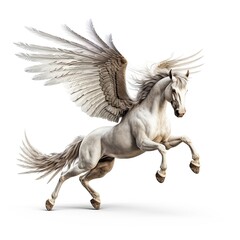 Obraz na płótnie Canvas Pegasus isolated on white background