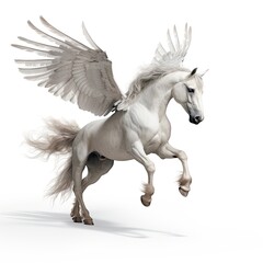 Obraz na płótnie Canvas Pegasus isolated on white background