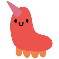 Happy Halloween. Monster colorful silhouette head face icon set line. Eyes, tongue, tooth fang, hands up. Cute cartoon kawaii scary funny baby character. White background. Flat design. Vector