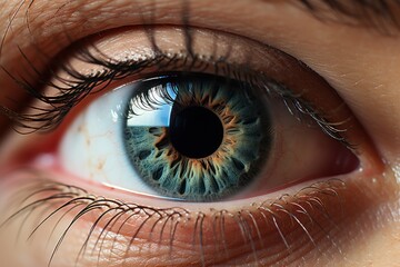 Picture of Strong and healthy eye of a woman