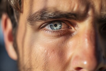 Picture of Strong and healthy eye of a man