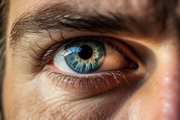 Picture of Strong and healthy eye of a man