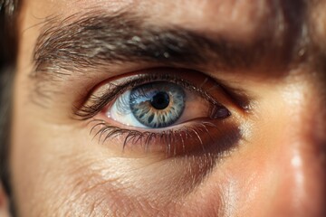 Picture of Strong and healthy eye of a man