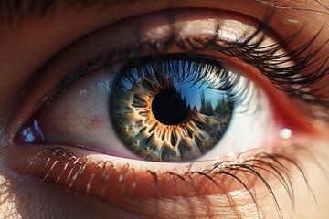 Picture of Strong and healthy eye of a woman