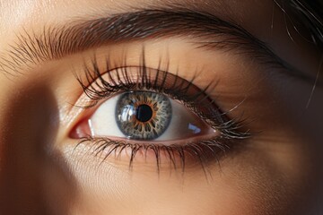 Naklejka premium Picture of Strong and healthy eye of a woman