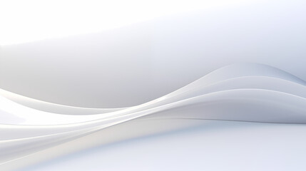 Obraz premium Luxury waves white shine abstract background.