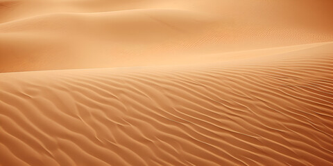 Fototapeta na wymiar Waves of sand texture. dunes of the desert. beautiful structures of sandy barkhans,Ethereal Beauty of Desert Barkhans