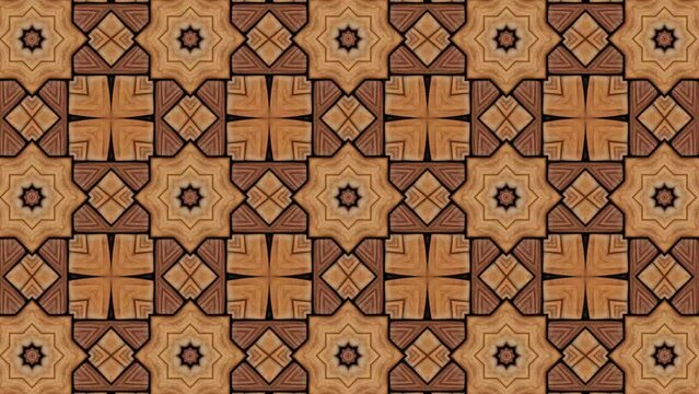 kaleidoscope ornament mandala motion background pattern video animation 