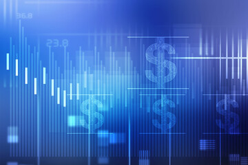 2d illustration usd Dollar symbol 